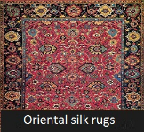 Original silk rugs