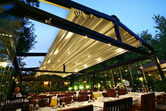 Tensile Retractable Roof Structure