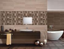 Brown Bathroom Ceramic Wall Tiles