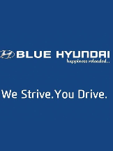 Blue Hyundai